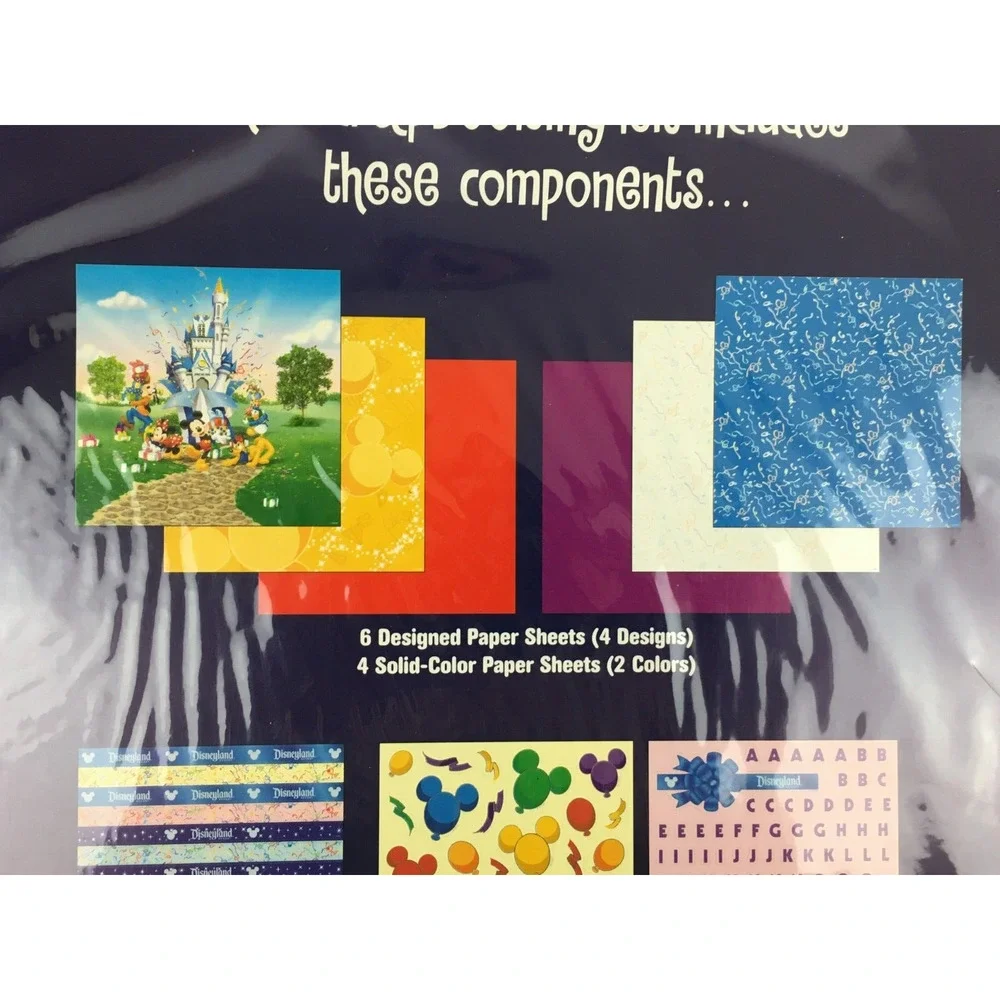 Disney New Mickey Scrapbook Stickers Disneyland Disney World Minnie Mouse Goofy